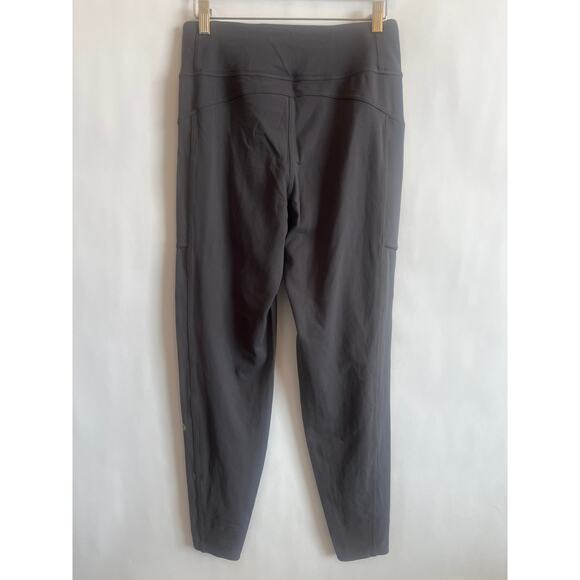 Lululemon Women Run On Jogger Pants Dark Carbon Gray Size 6 - Picture 6 of 13